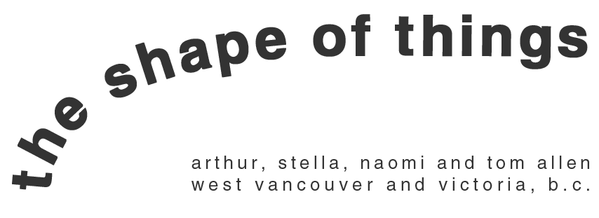 the shape of things | arthur, stella, naomi and tom allen